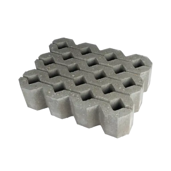 Græsarmeringsblokke 30x40x10 Cm Grå Type 2 32%
