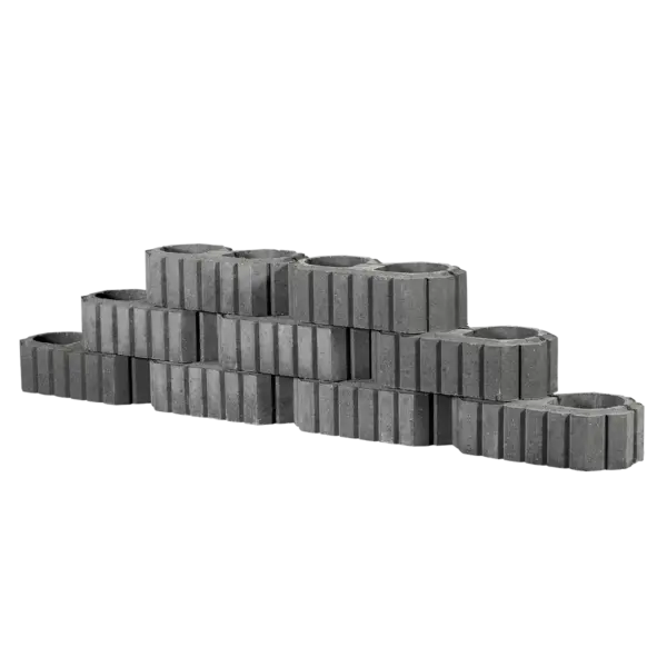Plantesten 50x25x15 Cm Sort/antracit Type 8 - Image 2