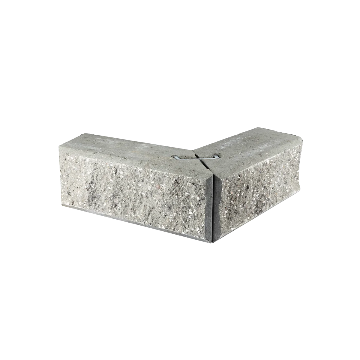 Easyblokke hjørner Type 2 33/45x18x15 cm grå Grå Easyblokke hjørneblok Type 2 Kraftigt murhjørne med Easyblokke Type 2 Hjørneløsning opbygget med Easyblokke