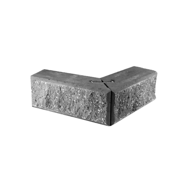Easyblokke 33/45x18x15 Cm Sort/antracit Hjørner Type 2