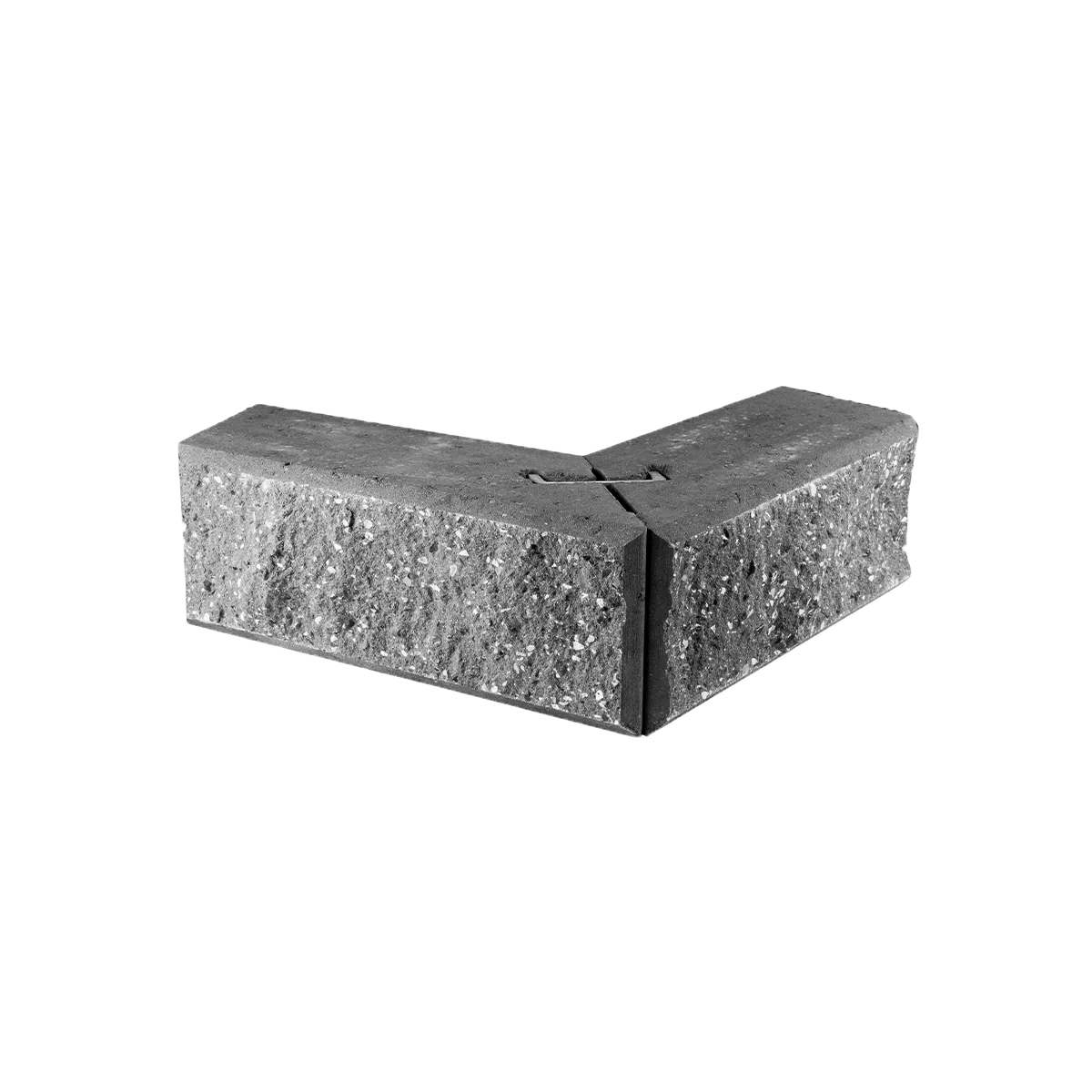 Easyblokke 33/45x18x15 Cm Sort/antracit Hjørner Type 2