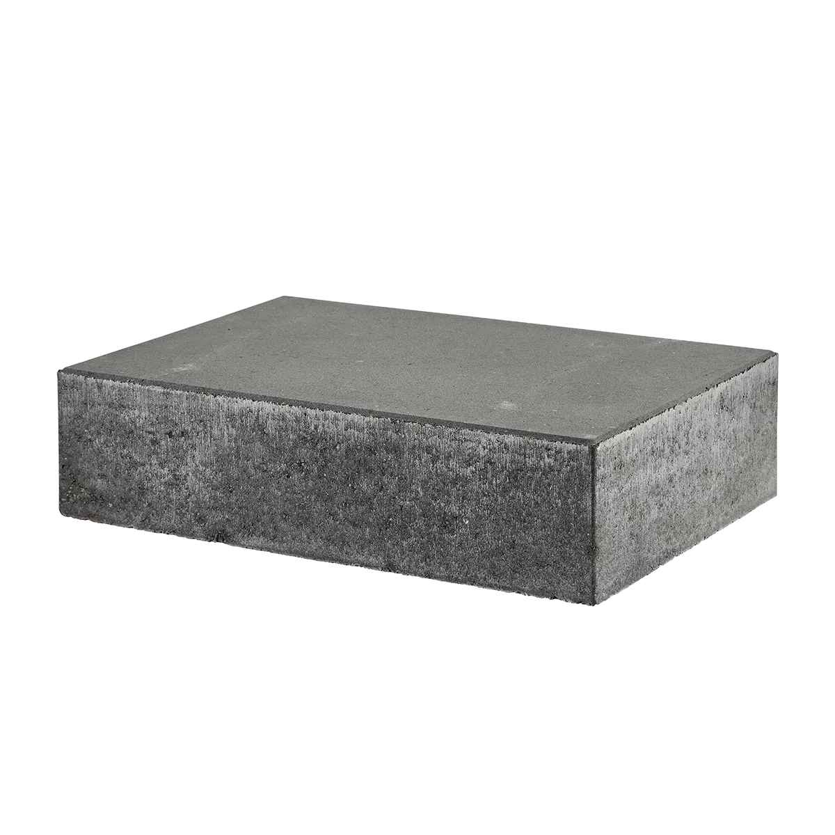 Trappetrin 60x40x15 cm sort/antracit lige kant Mørkt betontrappetrin til udendørs brug Udendørs trappe opbygget med betontrappetrin Betontrappetrin med lige forkant i sort/antracit