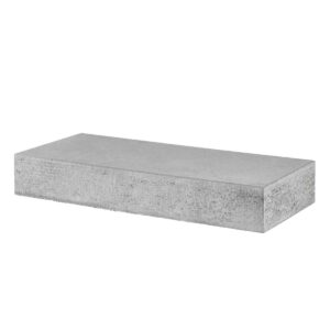 Trappetrin 100x40x15 cm grå lige kant Gråt betontrappetrin til haven Udendørs trappe opbygget med betontrappetrin Trappetrin i beton med lige forkant